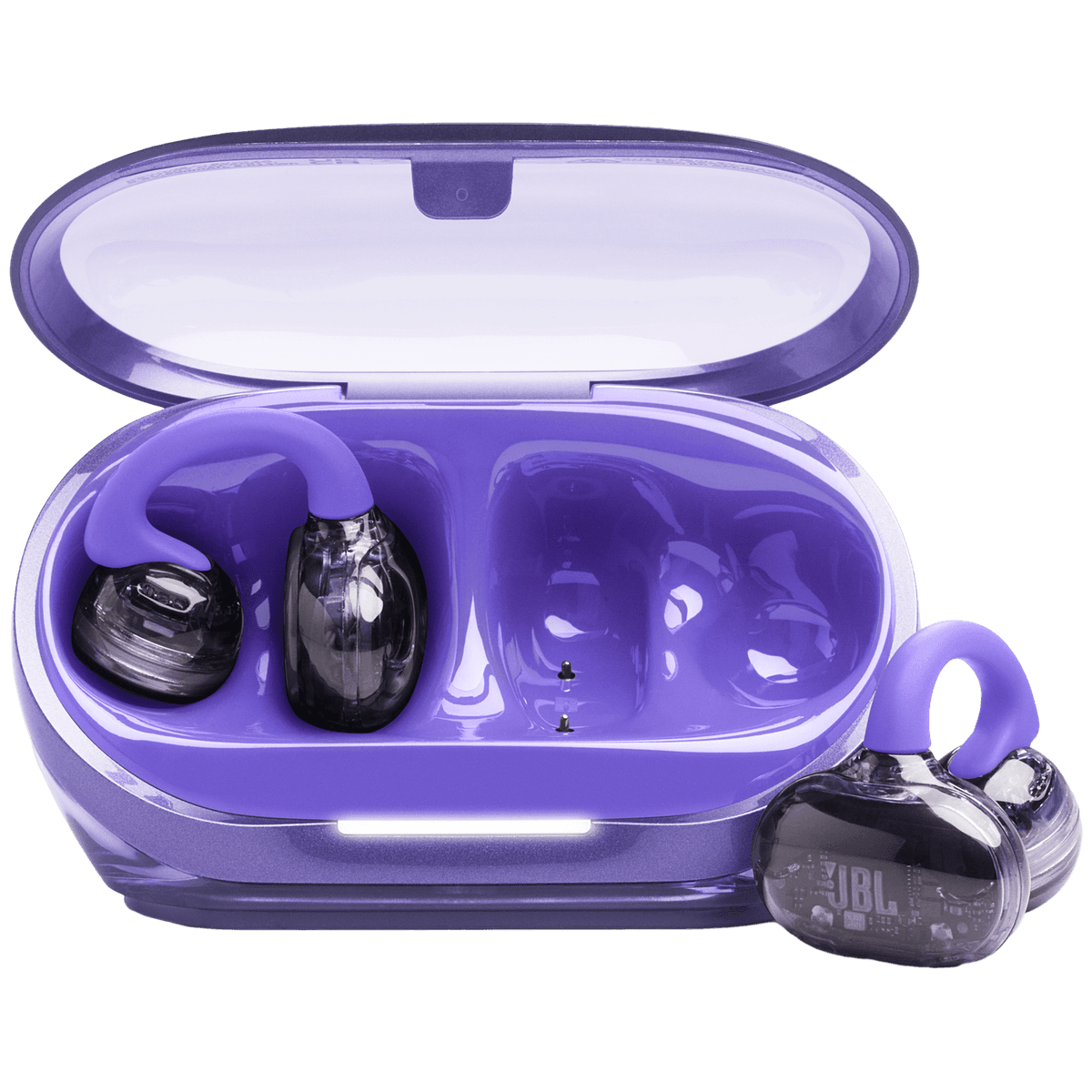 JBL Soundgear Clips 2025 Open-ear Draadloze oordopjes Paars — afbeelding 1