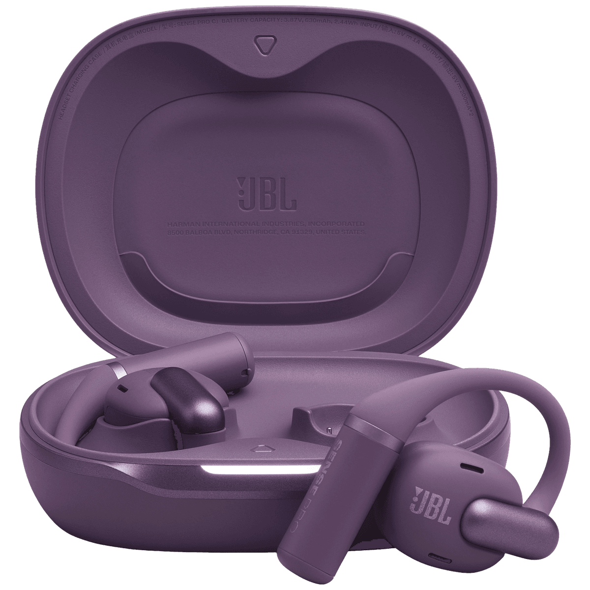 JBL Sense Pro Open-ear Draadloze oordopjes Paars — afbeelding 1