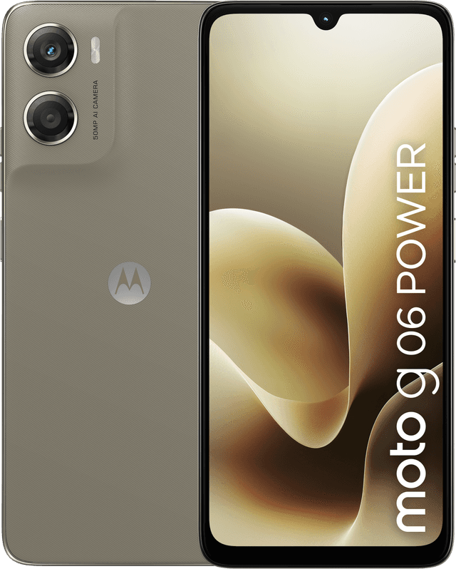 MOTOROLA moto g06 power - 256 GB - Taupe - 256 GB Bruin