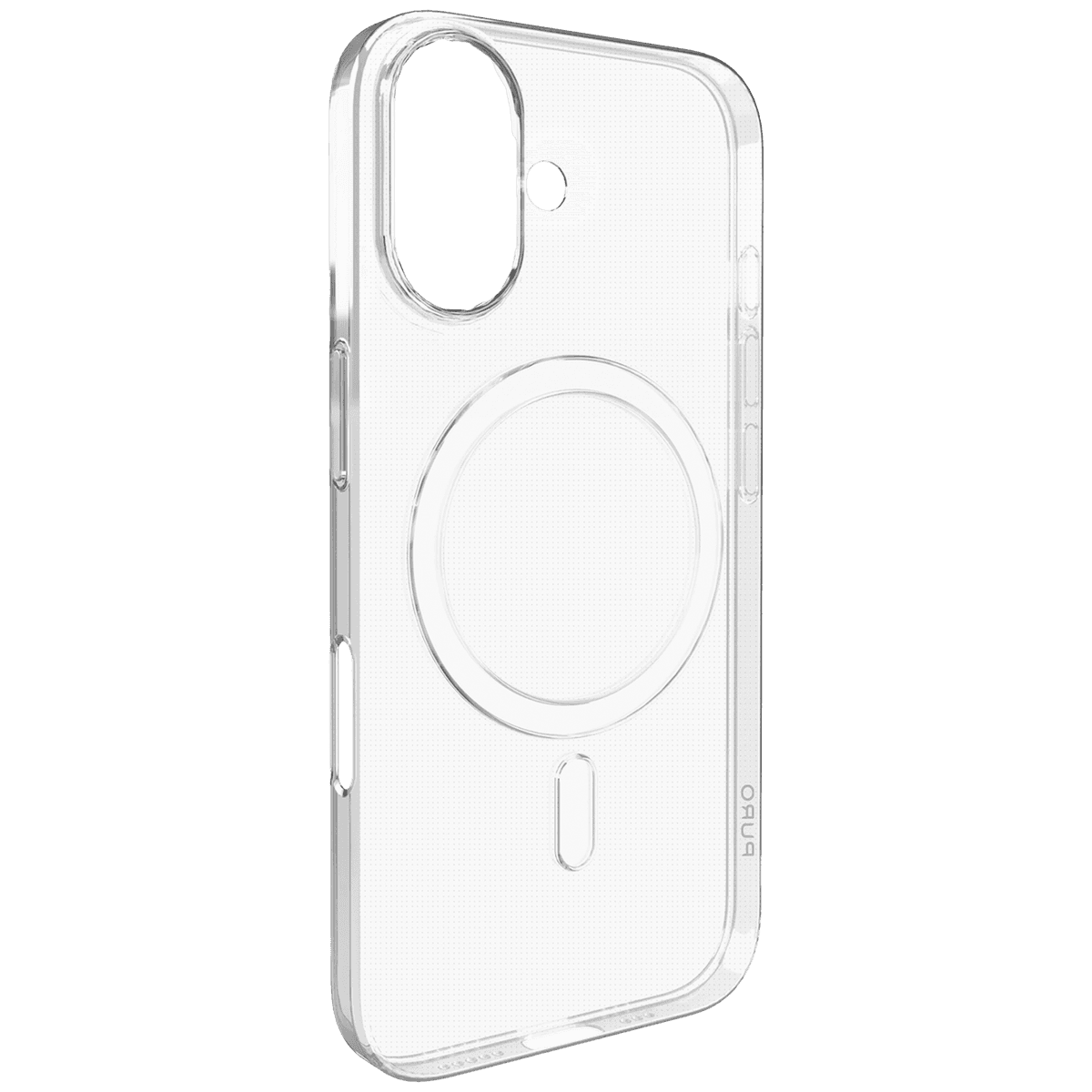 PURO Cover Ultra-Slim Magsafe "0.3 MAG" in TPU Telefoonhoesje voor Apple iPhone 16 Transparent — afbeelding 1
