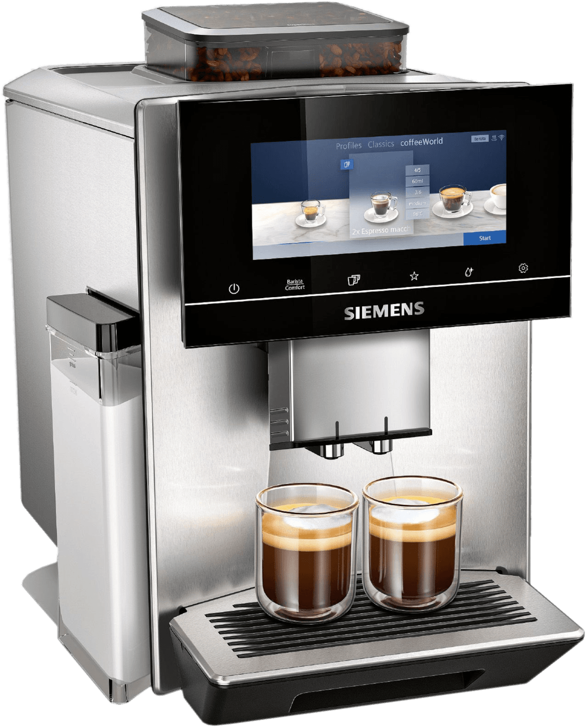 SIEMENS TQ905R03 EQ900 RVS - Volautomatische espressomachine - Zilver — afbeelding 1
