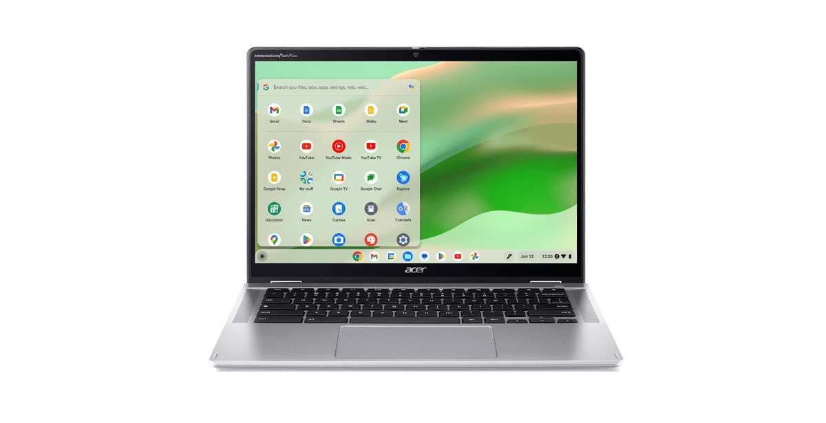 ACER Chromebook Spin 314 CP314-2HN-C224 - 14 inch - WUXGA - Intel N100 - 8 GB - 128 GB - UHD Graphics - QWERTY — afbeelding 1