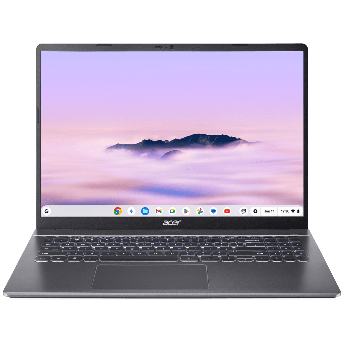 ACER Chromebook Plus 516 CB516-1HT-54CM - 16 inch - WUXGA - Intel Core 5 120U - 8 GB - 256 GB - Core™ Onboard Graphics - QWERTY — afbeelding 1