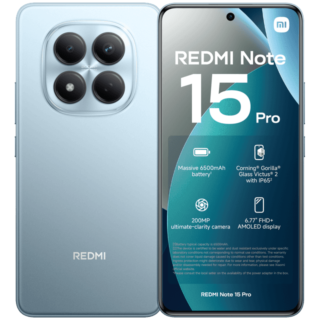 XIAOMI Redmi Note 15 Pro 8GB/256GB Blauw - 256 GB Blauw