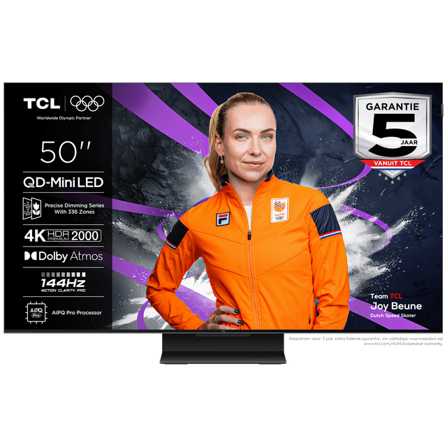 TCL 50C7K - Ultra HD 4K - Mini-led-tv - 50 inch - 2025