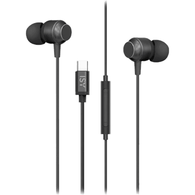 ISY IIE-1102-1 BK USB-C In-ear Bedrade oordopjes Zwart