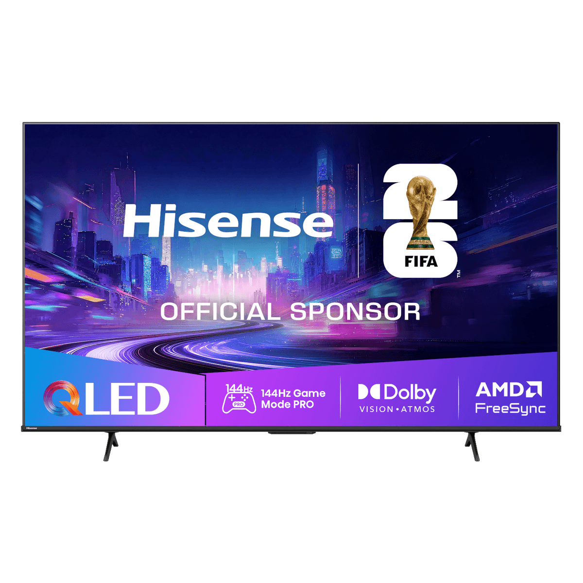 HISENSE 55E77Q PRO - Ultra HD 4K - QLED-tv - 55 inch - 2025 — afbeelding 1