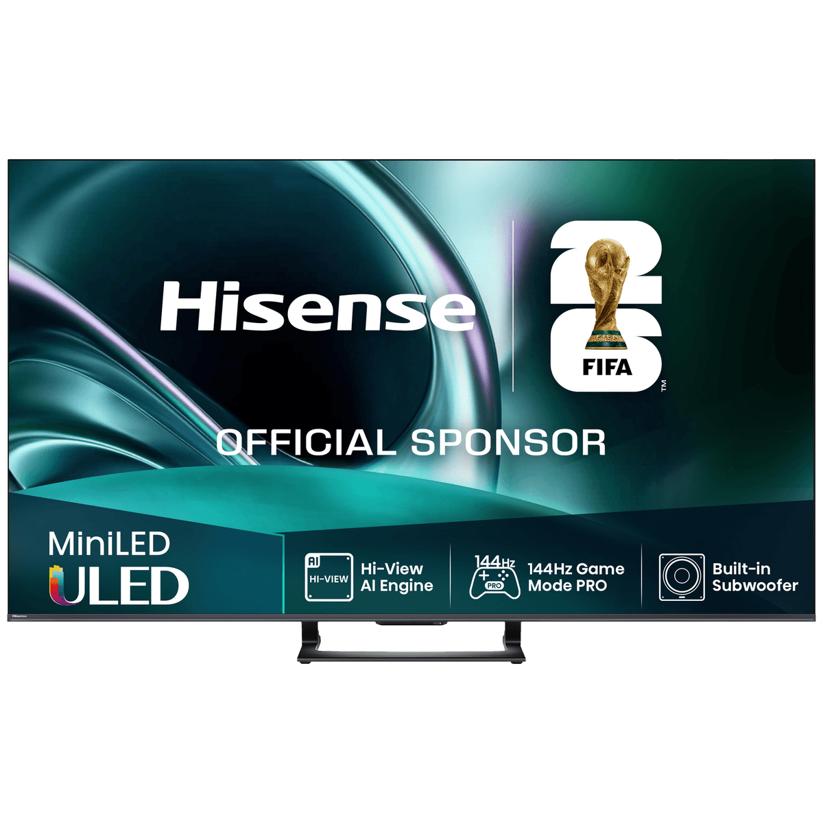 HISENSE 55U72Q - Ultra HD 4K - Mini-led-tv - 55 inch - 2025 — afbeelding 1