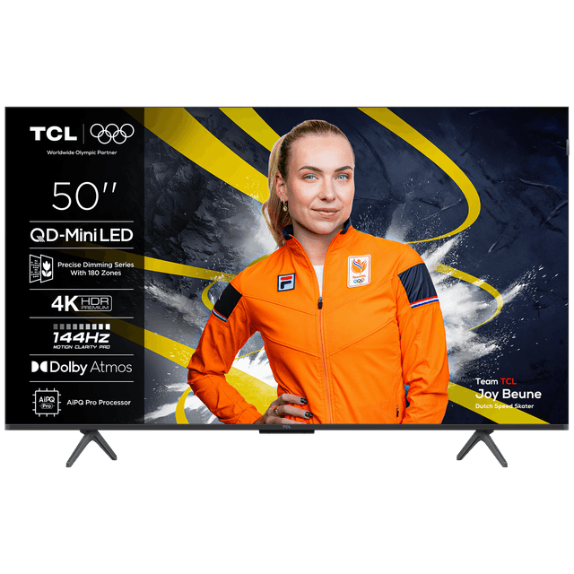 TCL 50C6K - Ultra HD 4K - Mini-led-tv - 50 inch - 2025