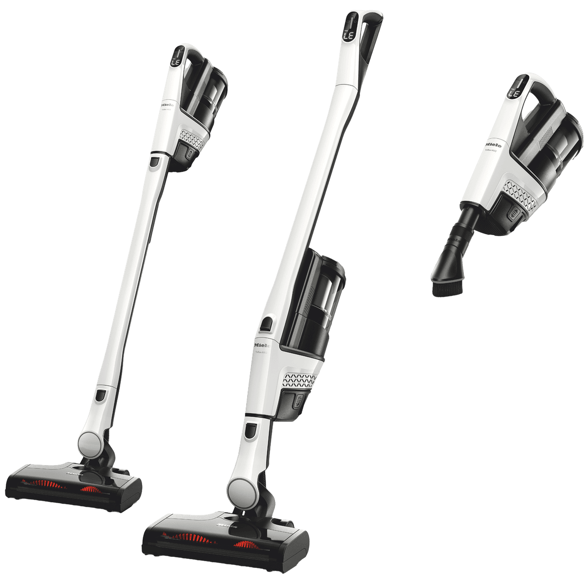 MIELE Triflex HX3 - Steelstofzuiger incl. kruimelzuiger - Accuduur 70 min - Briljantwit (BRWS) — afbeelding 1