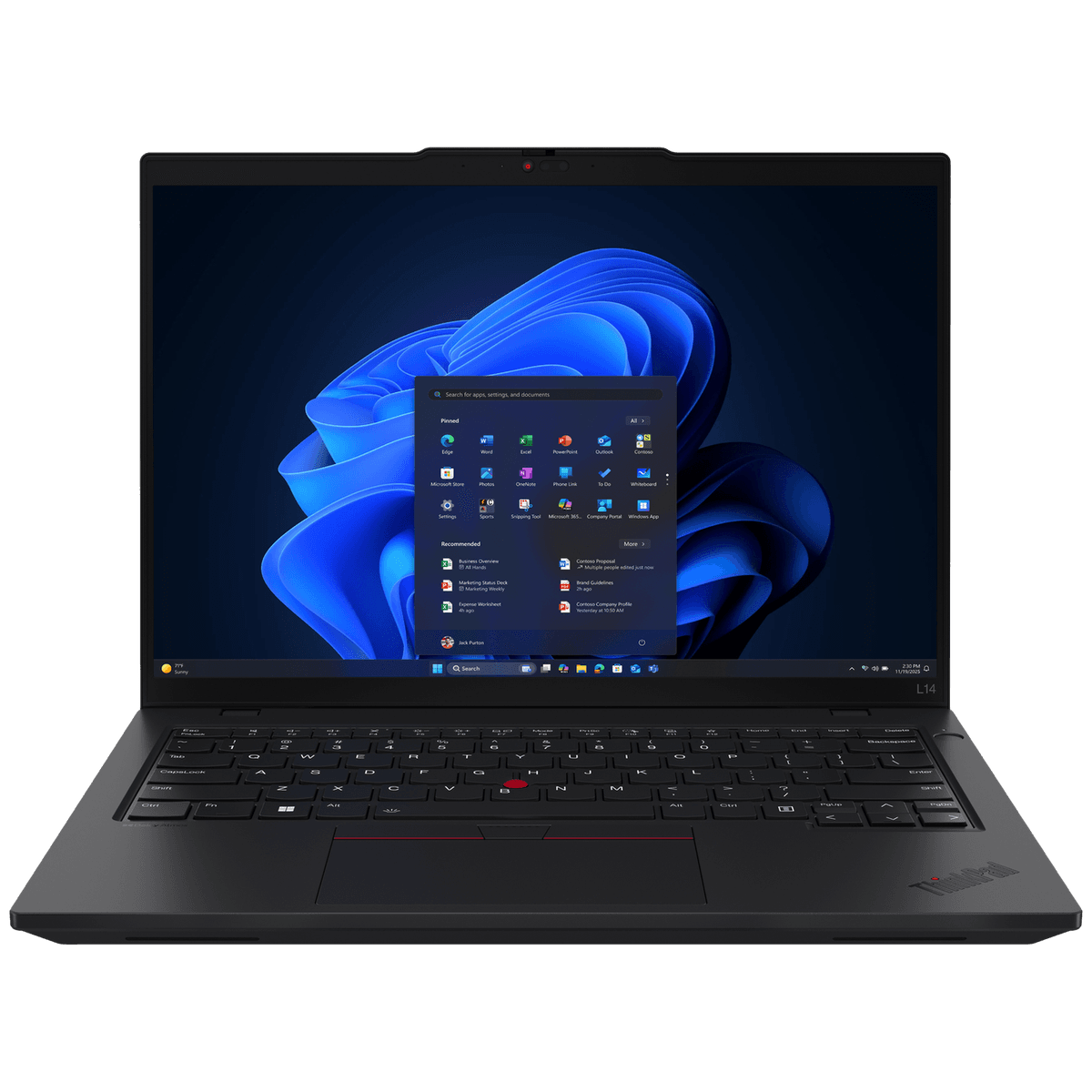 LENOVO ThinkPad L14 Gen 6 - 14 inch - Intel Core Ultra 5 225U - 16 GB - 512 GB - Windows 11 Pro — afbeelding 1