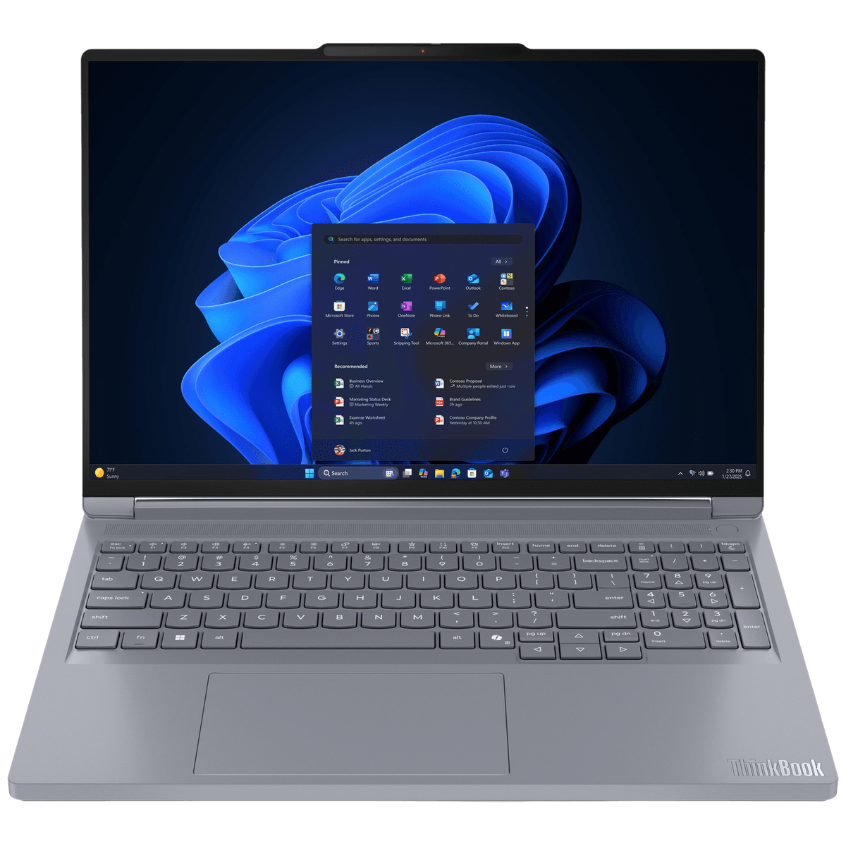 LENOVO ThinkBook 16p G6 ADR - 16 inch - AMD Ryzen 9 8940HX - 64 GB - 1 TB - GeForce RTX™ 5060 - Windows 11 Pro — afbeelding 1