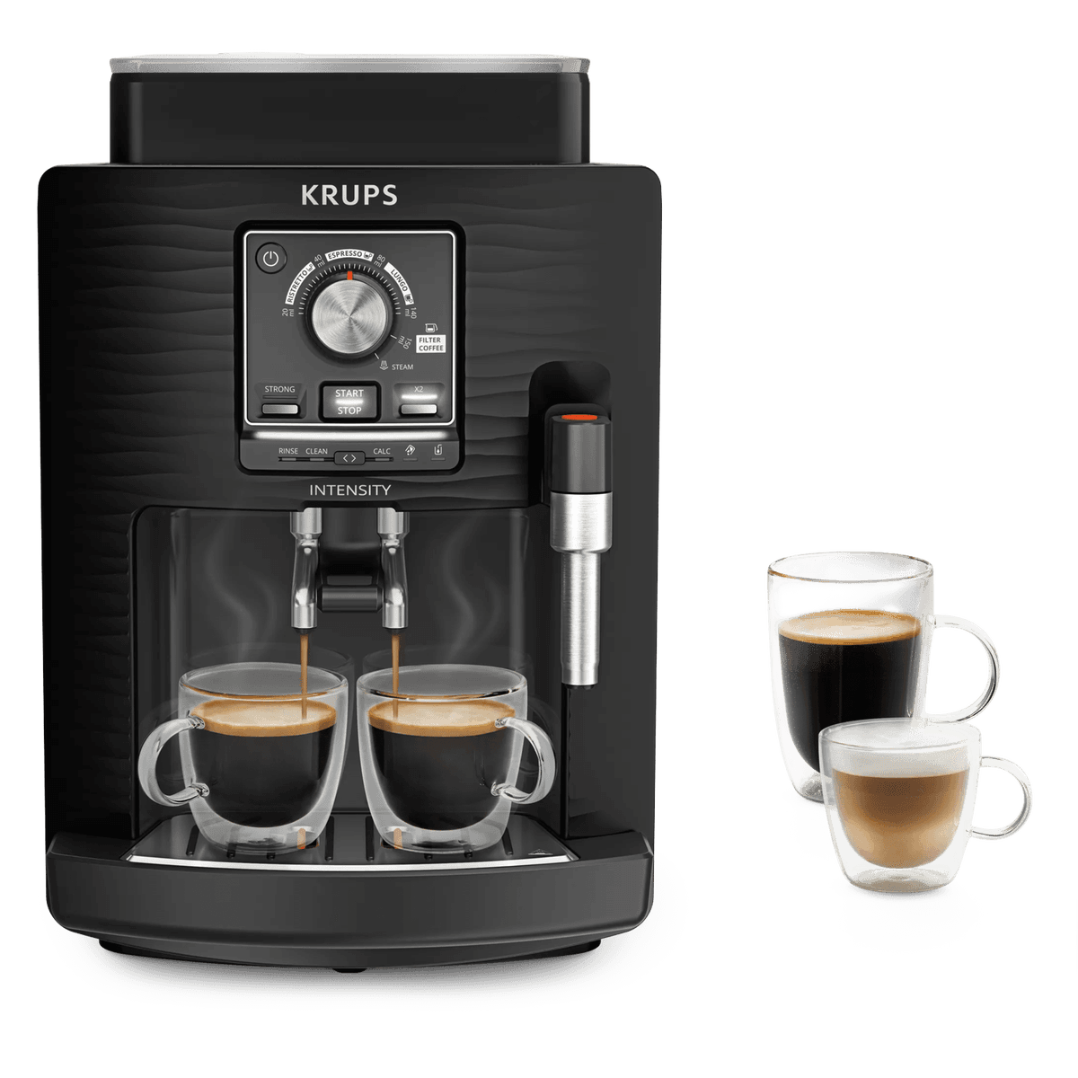 KRUPS EA5008 Intensity Up Coffee - Volautomatische espressomachine - Zwart — afbeelding 1