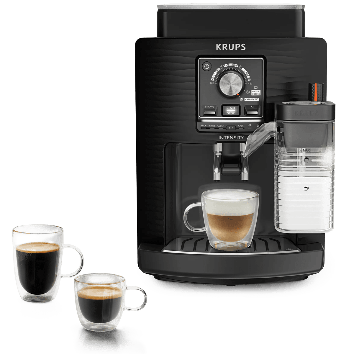 KRUPS EA5028 Intensity Up Milk - Volautomatische espressomachine - Zwart — afbeelding 1