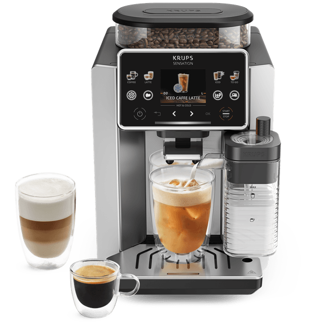 KRUPS EA918G Sensation Elite - Volautomatische espressomachine - Aluminium