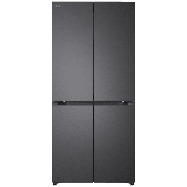 LG GMBS30SDEP - Amerikaanse koelkast - breedte 83.5 cm - hoogte 186 cm - NoFrost Essence Black Steel