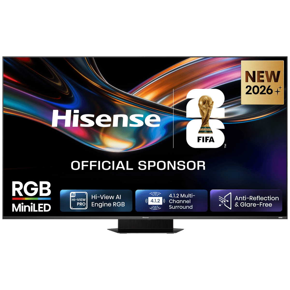 HISENSE 75UR9S - Ultra HD 4K - Mini-led-tv - 75 inch - 2026 — afbeelding 1