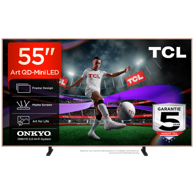TCL 55A400 Pro QD - Ultra HD 4K - Mini-led-tv - 55 inch - 2026