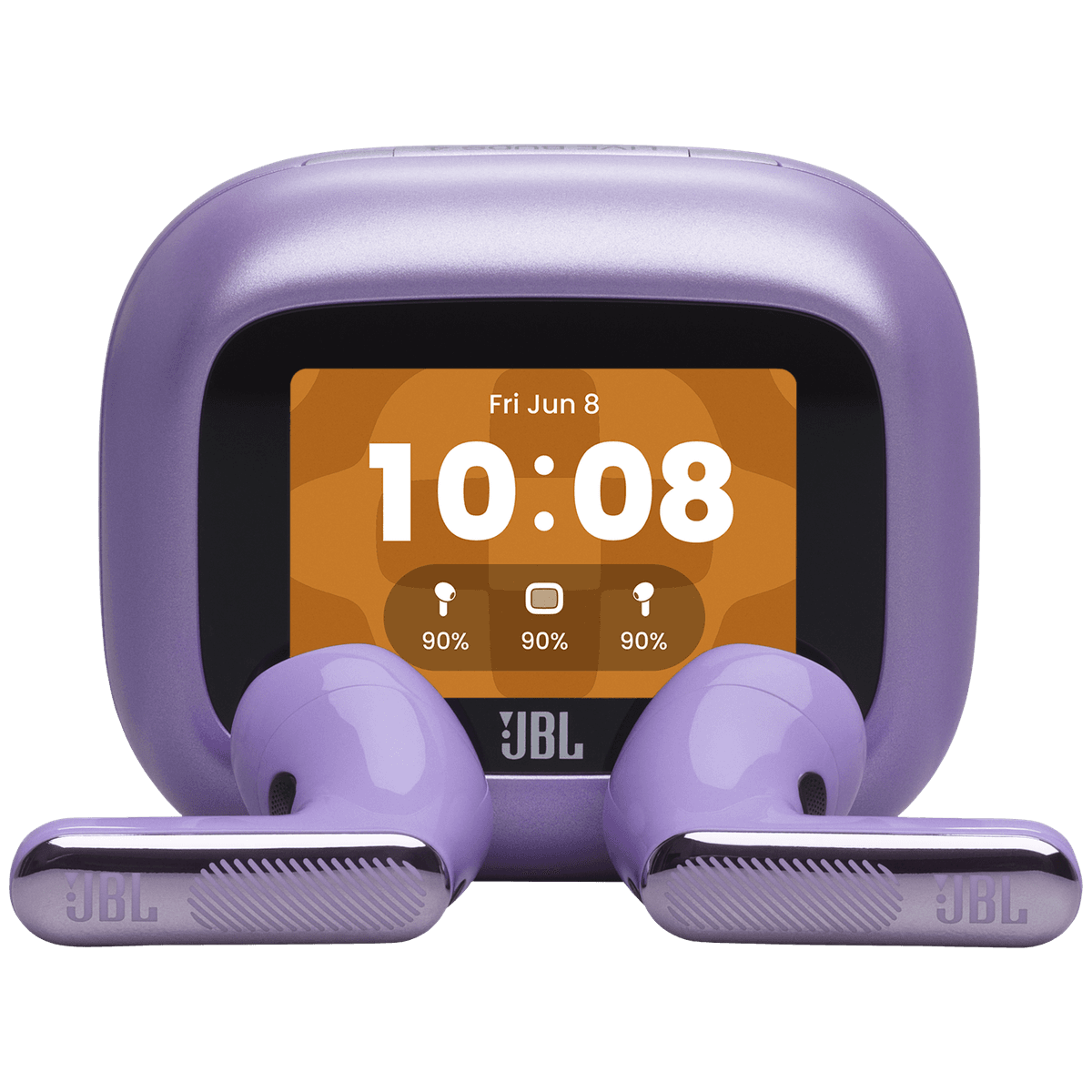 JBL Live Flex 4 Draadloze oordopjes met Noise Cancelling en Smart Case (2026) Paars — afbeelding 1