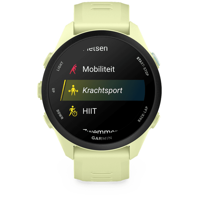 GARMIN Forerunner 70 Sporthorloge Citron