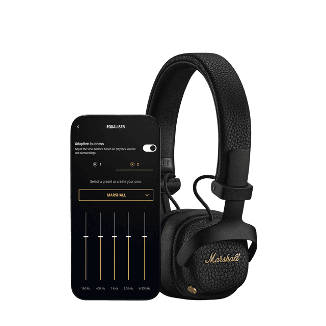 MARSHALL Milton ANC On-ear Hoofdtelefoon Zwart