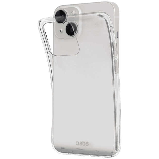 SBS Skinny Cover Telefoonhoesje voor Apple iPhone 15 Transparant