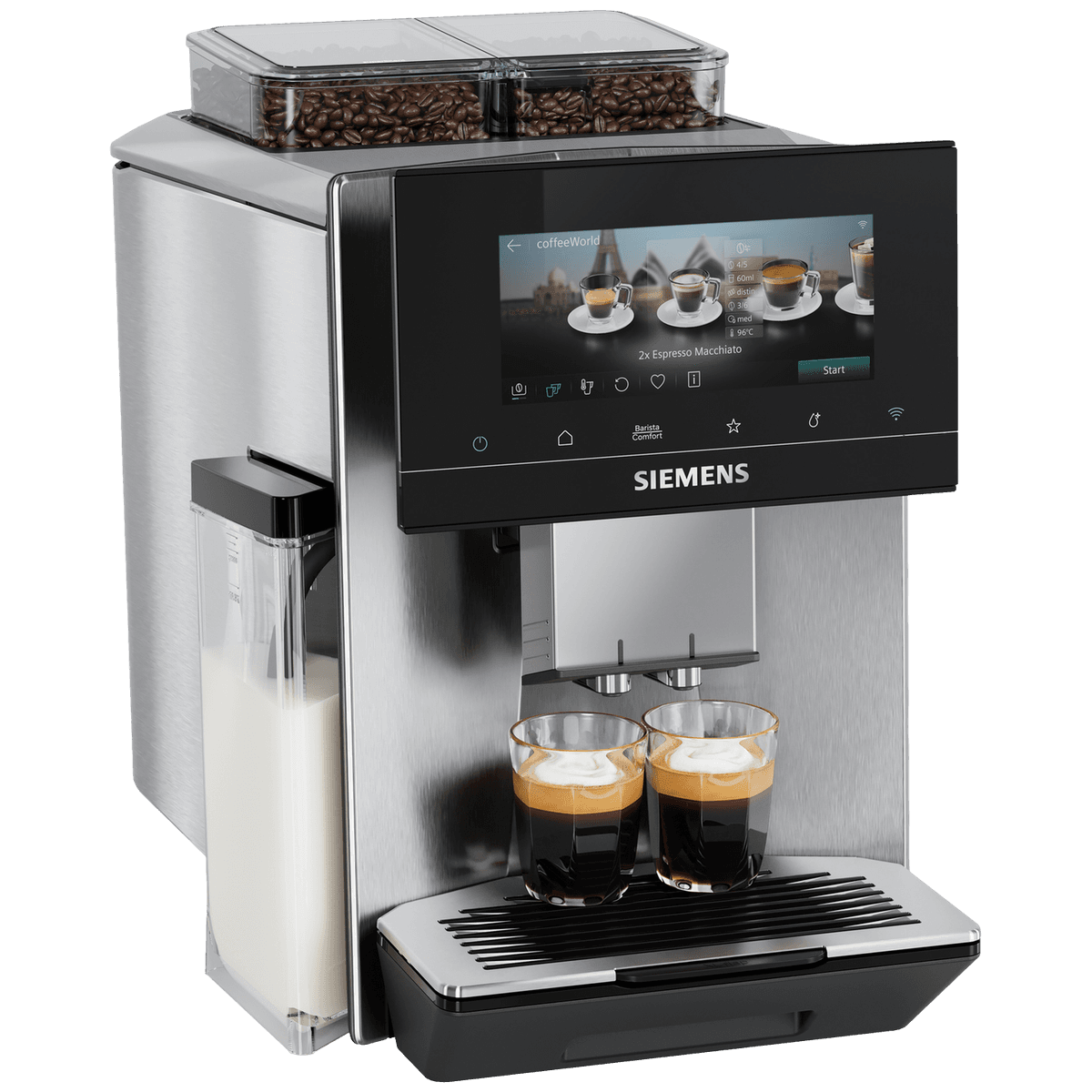 SIEMENS EQ900 iAroma TQ927E03 - Volautomatische espressomachine - Zilver — afbeelding 1