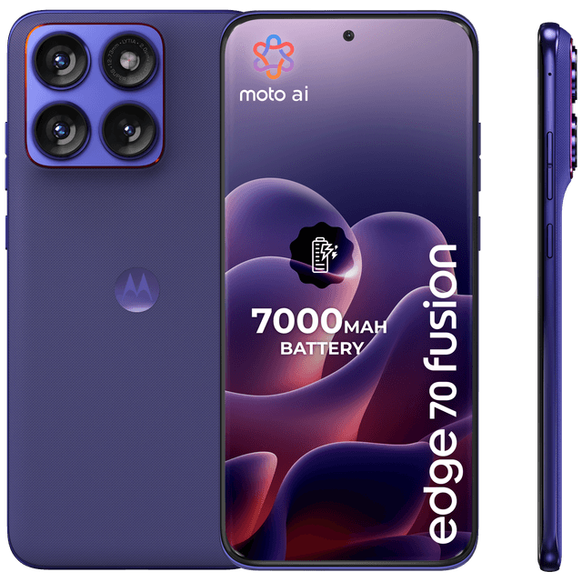 MOTOROLA edge 70 fusion - 7000mAh - 256 GB Orient Blue