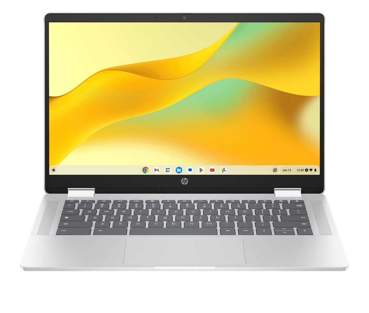 HP Chromebook x360 14b-cd0114ndx - 14 inch - Full HD - 4 GB - 128 GB - UHD Graphics - QWERTY — afbeelding 1