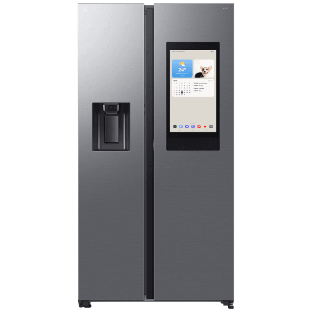 SAMSUNG RS90F66BETEF Family Hub - Amerikaanse koelkast - breedte 91.2 cm - hoogte 178.4 cm - inhoud 614 l - NoFrost