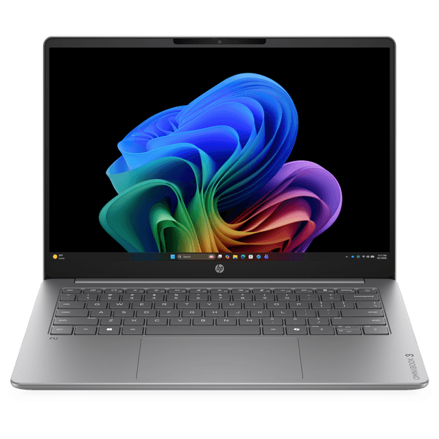 HP OmniBook 3 NG AI 14-hz0810ndx - 14 inch - 2K - Qualcomm Snapdragon X1-26-100 - 8 GB - 512 GB - Adreno™ Onboard Graphics - QWERTY