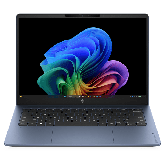 HP OmniBook 3 NG AI 14-hz0816ndx - 14 inch - 2K - Qualcomm Snapdragon X1-26-100 - 16 GB - 512 GB - Adreno™ Onboard Graphics - QWERTY