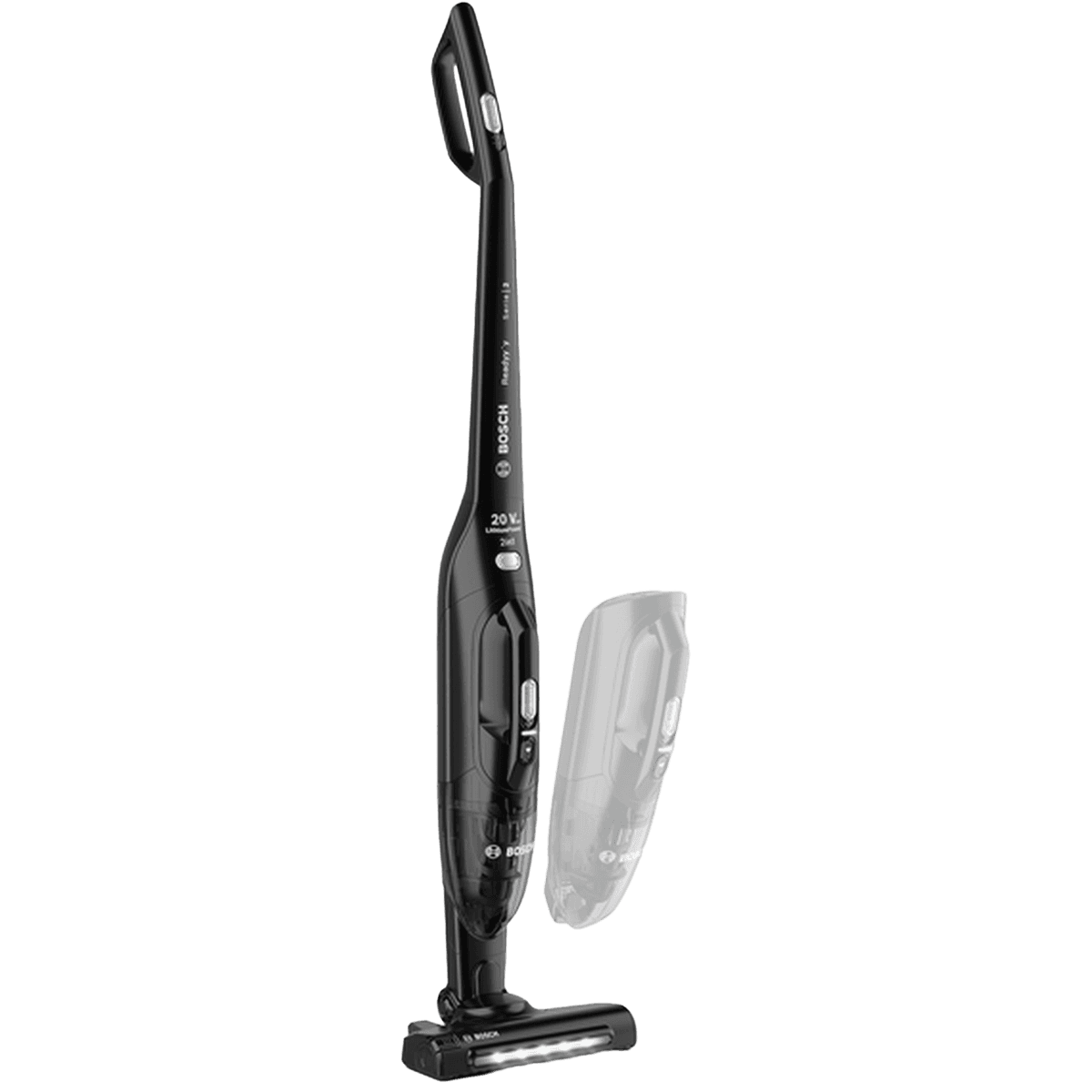 BOSCH BCHF220BL - Steelstofzuiger - Accuduur 44 min - Zwart — afbeelding 1