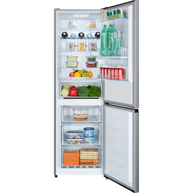 ETNA KCV286WRVS - Koel-vriescombinatie - breedte 59.5 cm - hoogte 186 cm - inhoud 304 l - NoFrost
