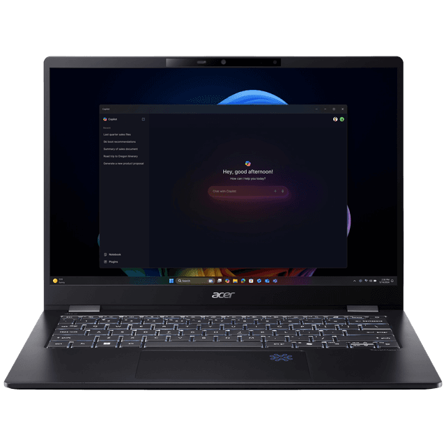 ACER TravelMate P6 14 AI TMP614-54-TCO-70QD - 14 inch - 2.8k - Intel Core Ultra 7 258V - 32 GB - 1 TB - Windows 11 Pro