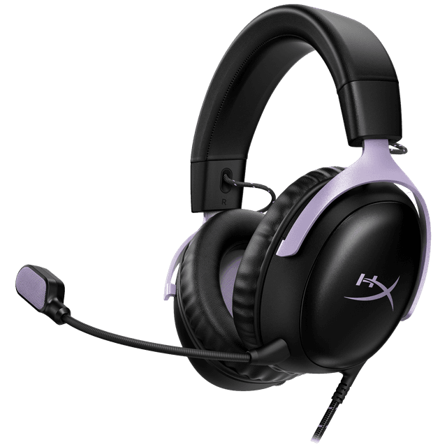 HYPERX Cloud III Wired (PC/PS5/Xbox Series X|S/Xbox One/Nintendo Switch/Mac/Mobile) Over-ear Gamingheadset Black/Lavender