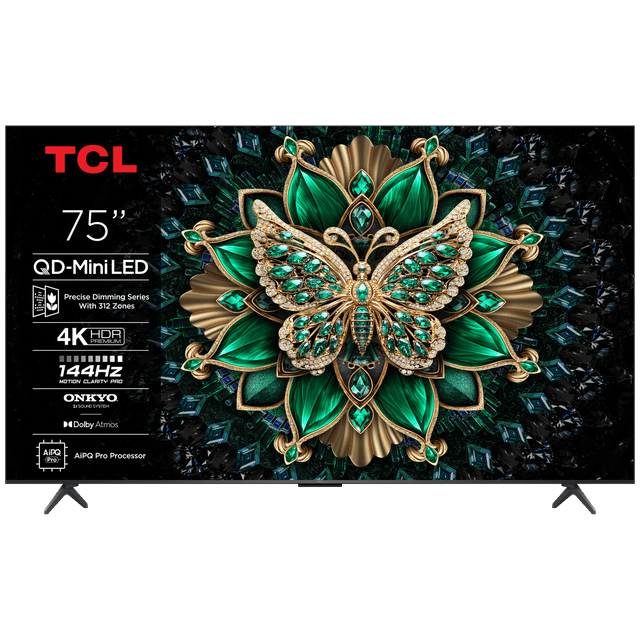 TCL 75C6K - Ultra HD 4K - Mini-led-tv - 75 inch - 2025