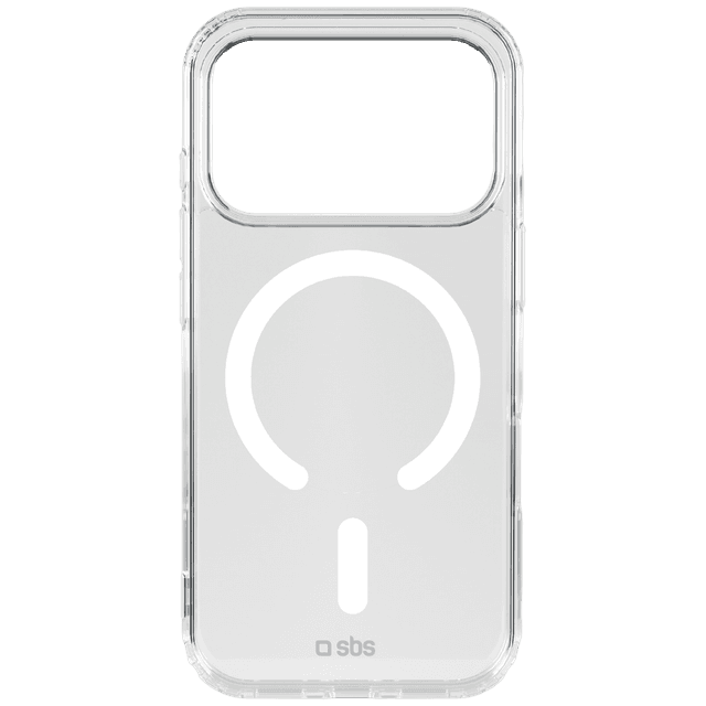 SBS Extreme Mag D3O Cover Telefoonhoesje voor Apple iPhone 18 Pro Transparant