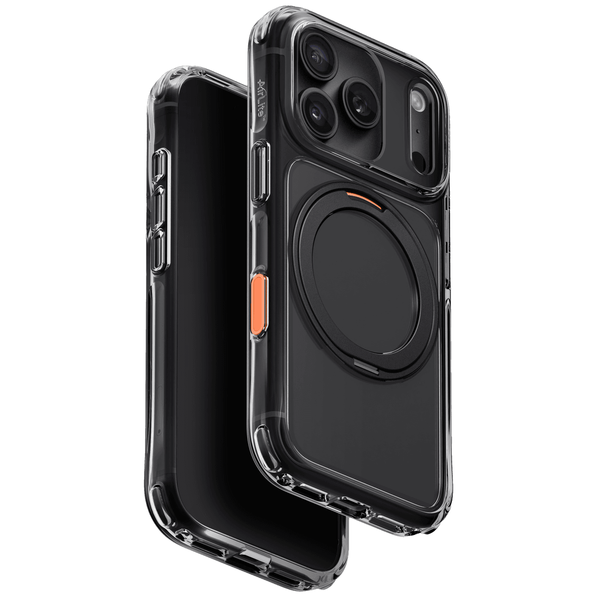 UNIQ SWIVIX with 360 rotating kickstand Telefoonhoesje voor Apple iPhone 18 Pro Zwart — afbeelding 1