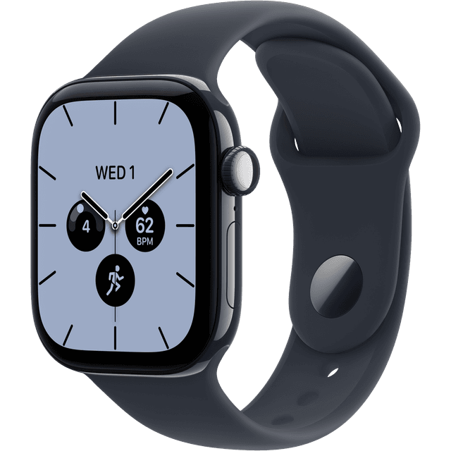 Apple Watch Series 12 GPs + Cellular 42mm - Night Blue Ceramic Case Sport Band S/m Smartwatch Navy