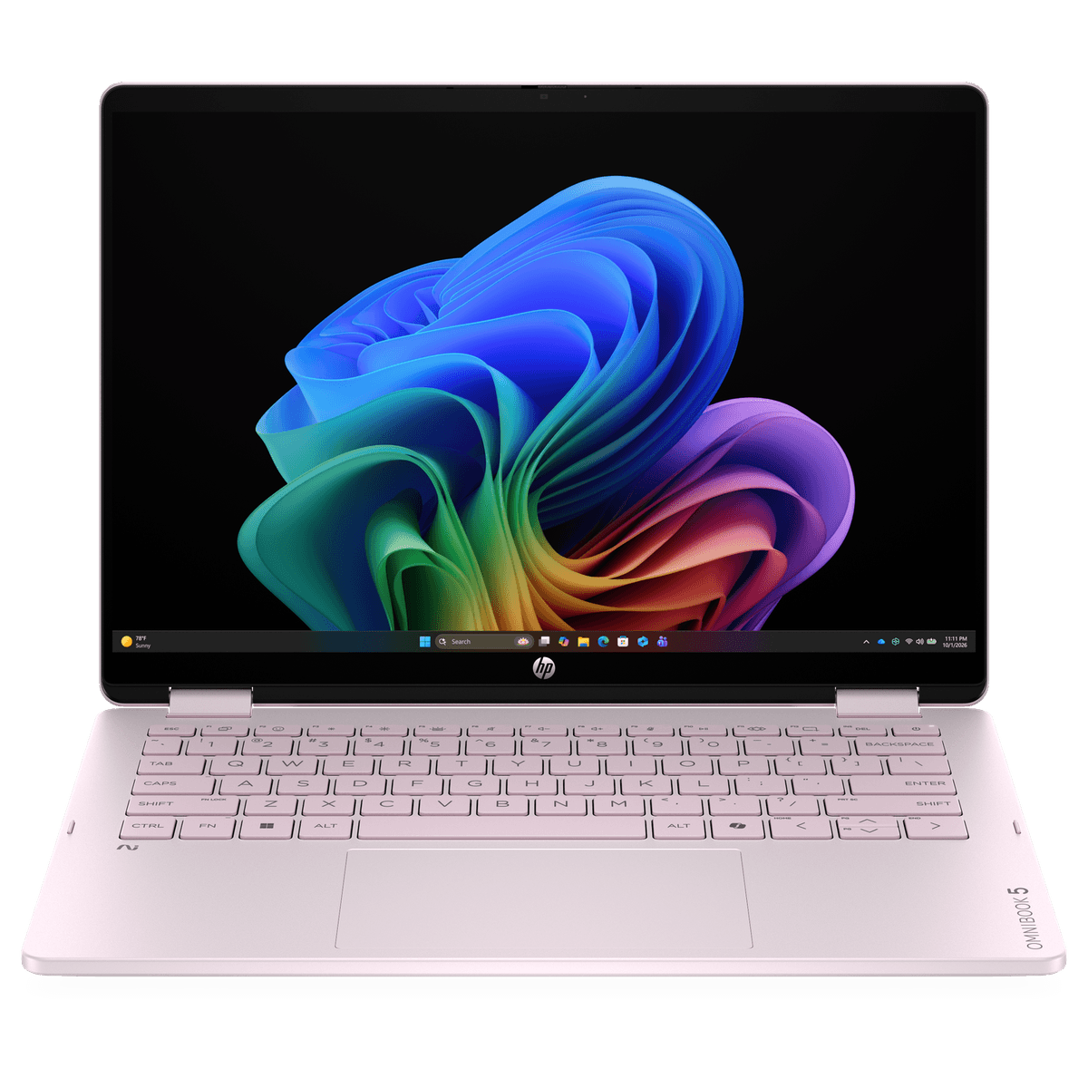 HP OmniBook 5 Flip 14-fp0858ndx - 14 inch - 2K - Intel Core 5 120U - 8 GB - 512 GB - Core™ Onboard Graphics - QWERTY — afbeelding 1