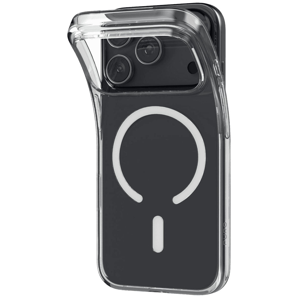 PURO GRS 0.3 Cover Magsafe Telefoonhoesje voor Apple iPhone 18 Pro Transparant — afbeelding 1