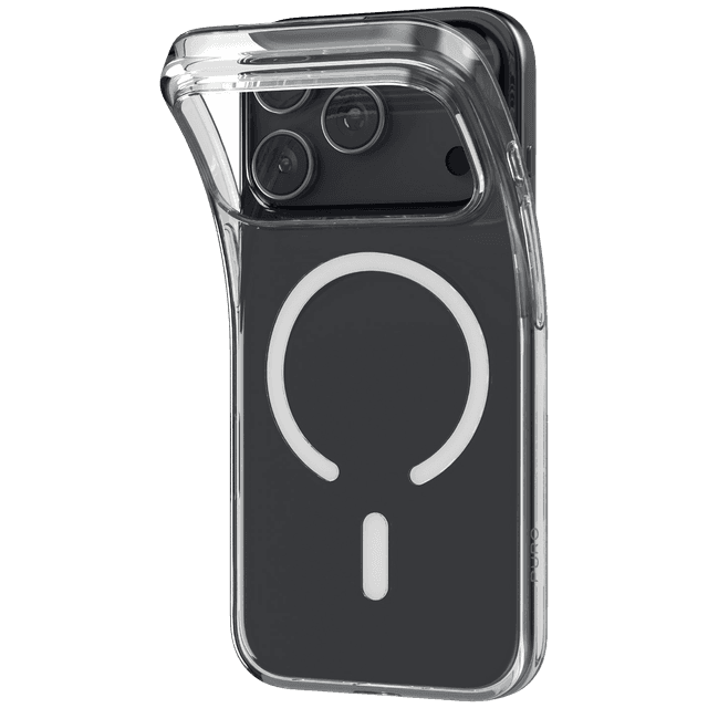 PURO GRS 0.3 Cover Magsafe Telefoonhoesje voor Apple iPhone 18 Pro Transparant