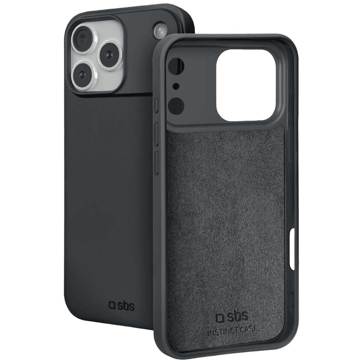 SBS Instinct Cover Telefoonhoesje voor Apple iPhone 18 Pro Zwart — afbeelding 1