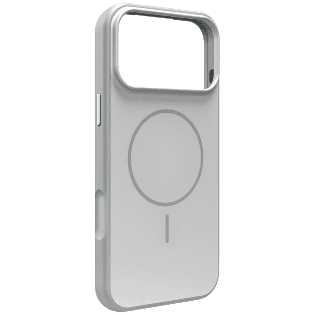 PURO Bicolor Mag Cover Telefoonhoesje voor Apple iPhone 18 Pro Max Zilver