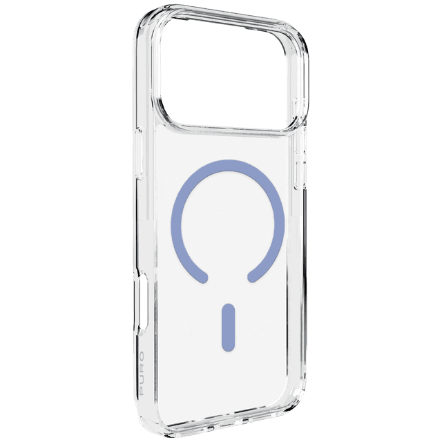 PURO Lite Mag Cover Mag Telefoonhoesje voor Apple iPhone 18 Pro Max Transparant/ Blauw