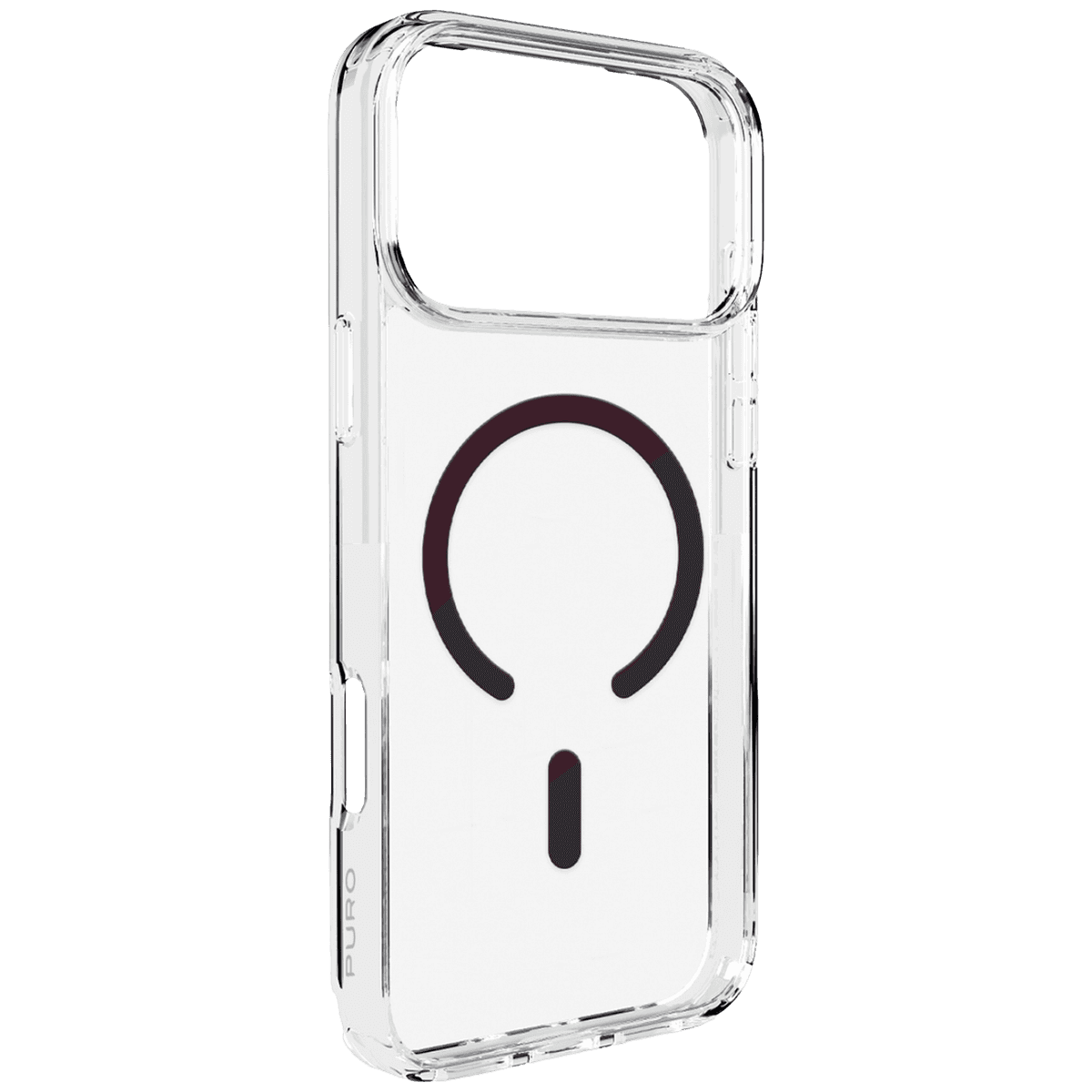 PURO Lite Mag Cover Mag Telefoonhoesje voor Apple iPhone 18 Pro Max Transparant/ Rood — afbeelding 1