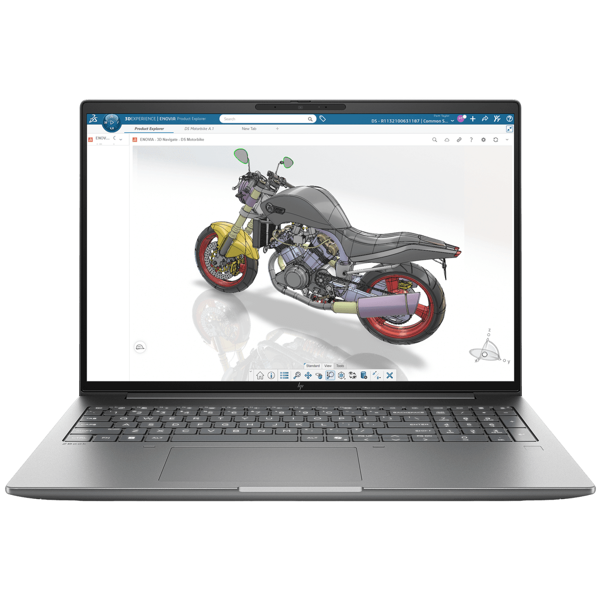 HP ZBook 8 G2i 16 Copilot+ PC - 16 inch - Intel Core Ultra 7 356H - 32 GB - 512 GB - NVIDIA RTX PRO 2000 Blackwell - Windows 11 Pro — afbeelding 1