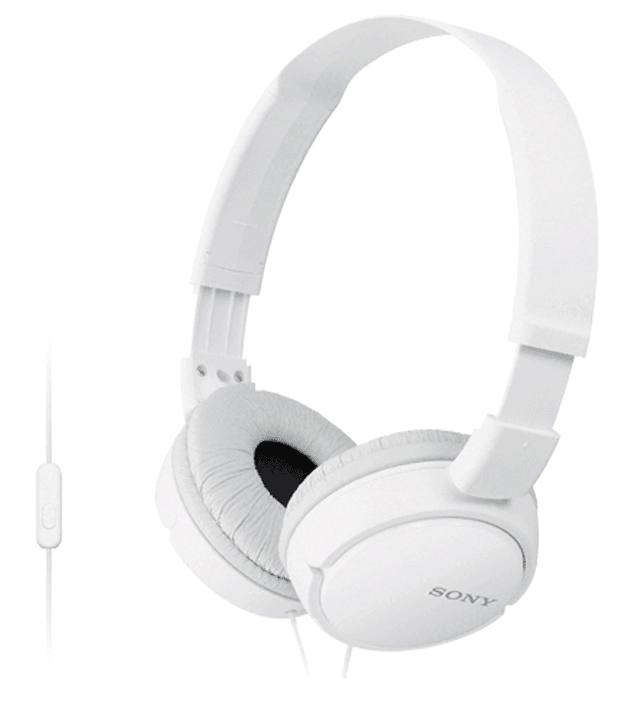 SONY MDRZX110APW On-ear Bedrade hoofdtelefoon Wit