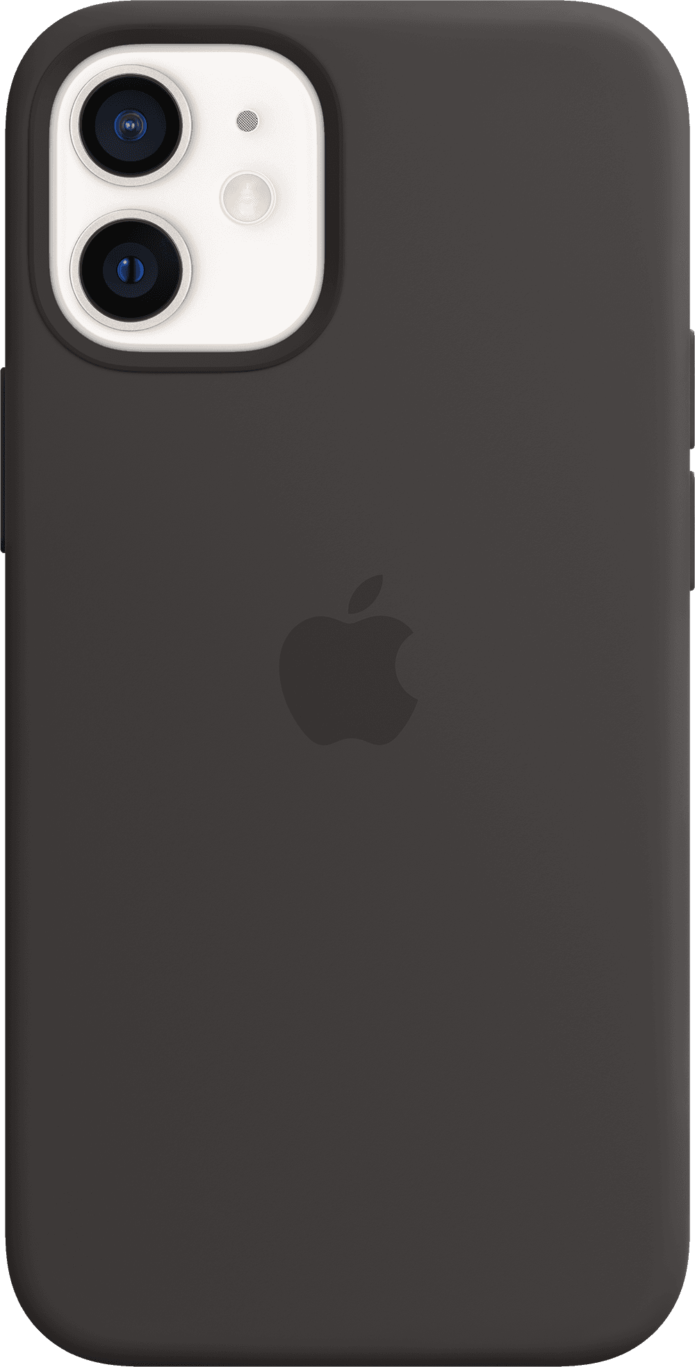 APPLE iPhone 12 mini Siliconen Case Zwart — afbeelding 1